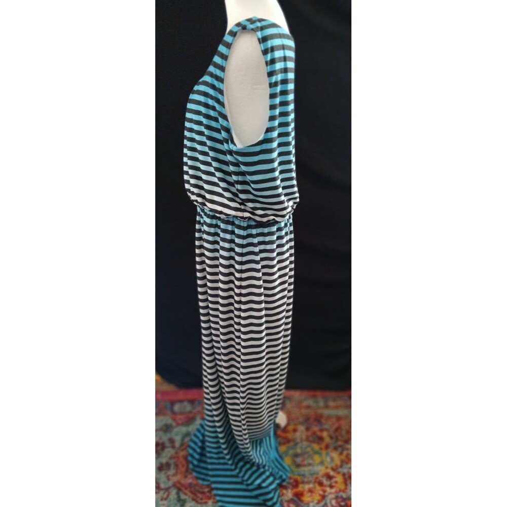Cato Long Sleeveless Striped Long Maxi Dress XL - Picture 3 of 9